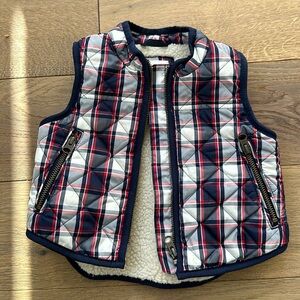 NWOT Plaid Vest for Toddler 12-18M
